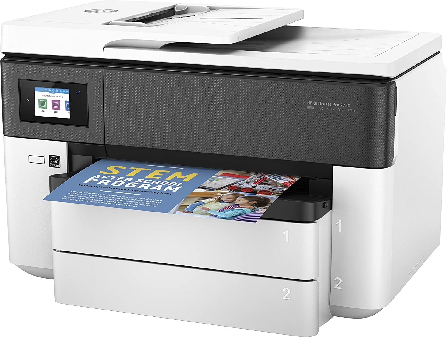 HP Officejet Pro A3 7730 Imprimante Multifonction jet d'encre couleur (22 ppm, 4800 x 1200 ppp, USB, Wifi, Ethernet, Fax) HP Officejet Pro A3 7730 Imprimante Multifonction jet d'encre couleur (22 ppm, 4800 x 1200 ppp, USB, Wifi, Ethernet, Fax)